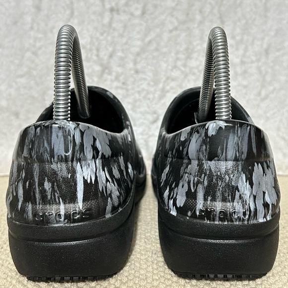 Crocs Womens Black Neria Pro II Slip On Clogs Work Shoes SZ US 7 - Picture 4 of 11